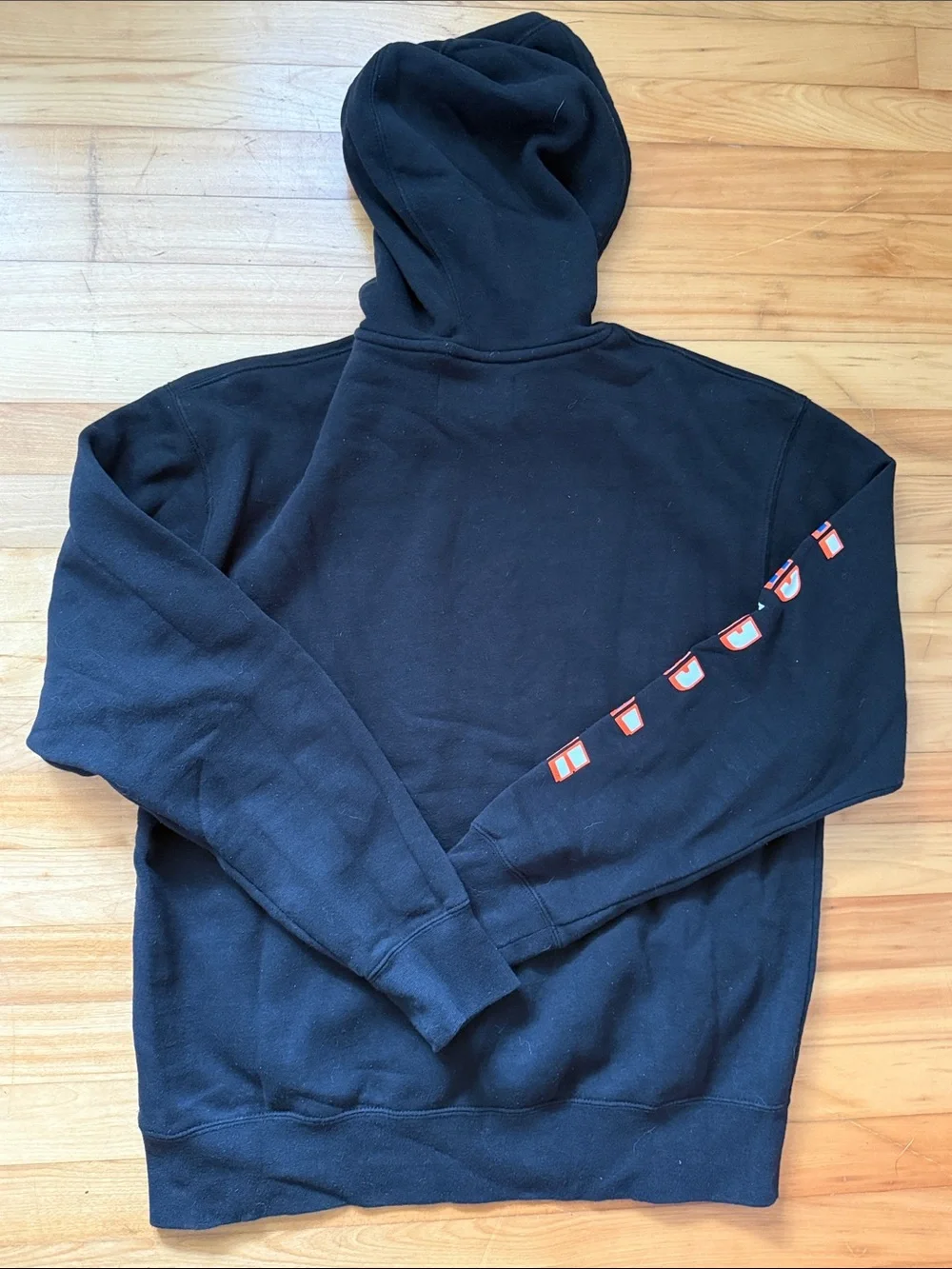 Excellent Condition Jordan Black Hoodie with Neon Green Accents